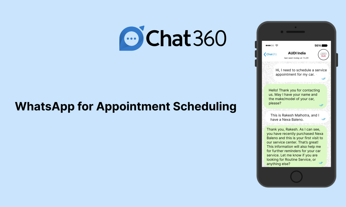 WhatsApp for Appointment Scheduling