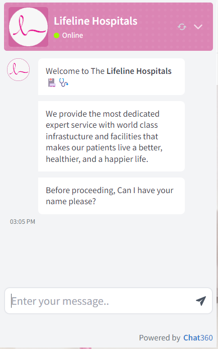 Lifeline hospital AI Assistant